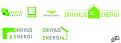 Green house energy logo