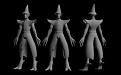 اسم الشخصية المشعوذ 

البرنامج المستخدم : softimage