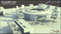 التصميم غرفة اجتماعات وهي عملية محاكاة ...
لتفاصيل اكثر عن التصميم راجع الورشة ....
طبعا التصميم لم ينتهي ولكن هذا الجزء هو ماقمت به
من عملية النمذجة وقلت لماذا لا اعمل ريندر باليافاري 
فكان اول درس اطبقة هو Clay Render وأعطي هذا
الاخراج .
طبعا العمل اعجبني هه ورفع معنوياتي
ليس غرورا ولكن احسست لاول مرة
اني قادر على ان انجز الكثير بالبليندر
رغم ان الكثير وللاسف ينظرون باستصغار للبرنامج
ولمن يعمل عليه يعني هع مصمم درجة ثالثة 
وانا هنا اتكلم على المبتدئين من البرامج الاخرى
فالمحترفين اظنهم يعرفون 